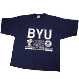 Vintage BYU Brigham Young University Graphic T Shirt